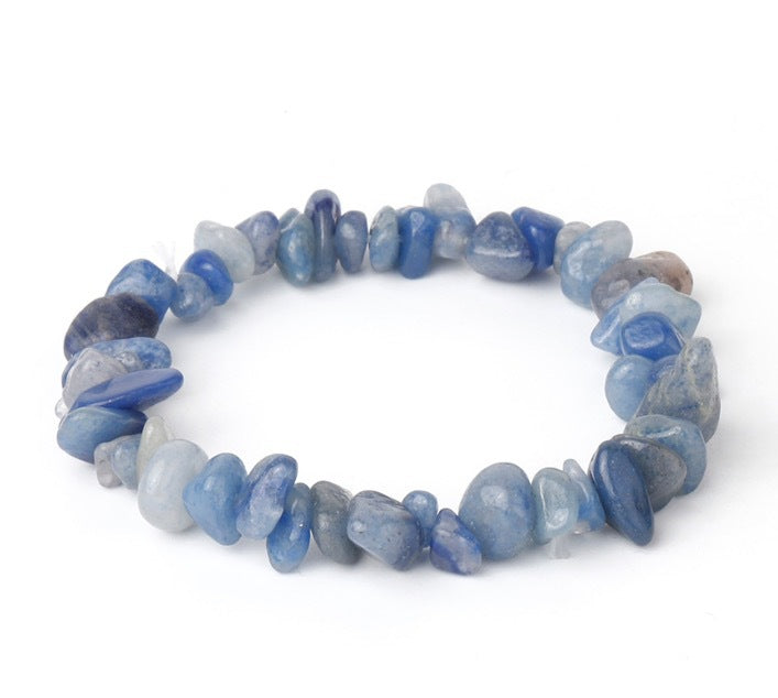 Explosions Natural Gravel Beaded Bracelet Hand-Woven Elastic Rope Bracelet Bohemian Style Bracelet