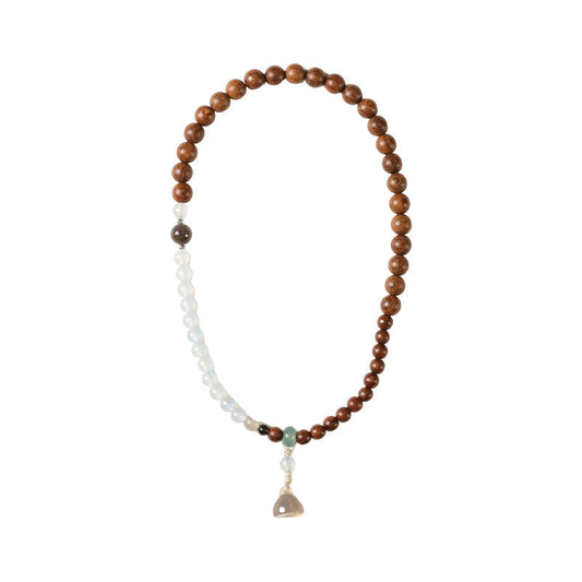 Original Blue Water Jadeite Double Circle Prayer Beads BraceletOriginal Blue Water Jadeite Double Circle Prayer Beads Bracelet - Buddha Blessing You