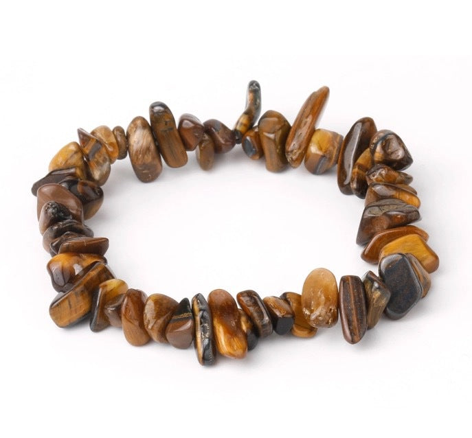 Explosions Natural Gravel Beaded Bracelet Hand-Woven Elastic Rope Bracelet Bohemian Style Bracelet