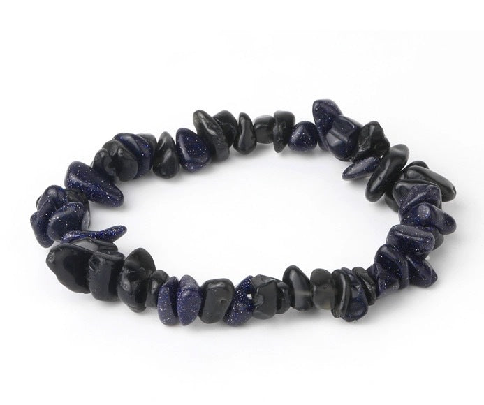Explosions Natural Gravel Beaded Bracelet Hand-Woven Elastic Rope Bracelet Bohemian Style Bracelet