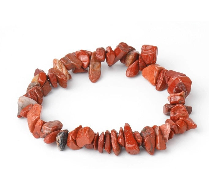 Explosions Natural Gravel Beaded Bracelet Hand-Woven Elastic Rope Bracelet Bohemian Style Bracelet