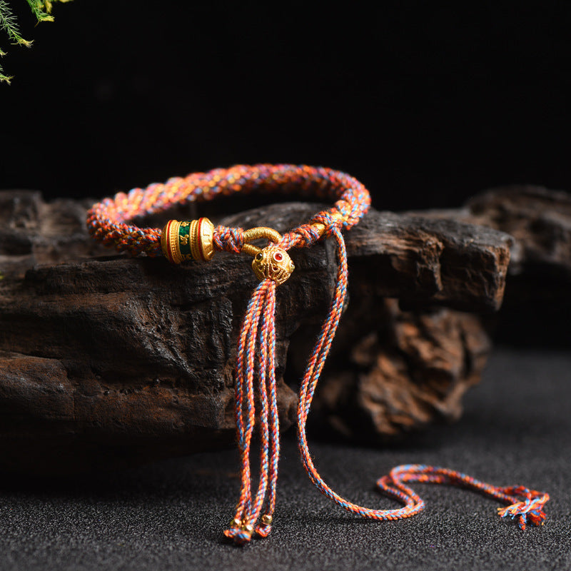 Hand-woven Bracelet Wearable Tangkazakilam Couple Colored Hand Rope