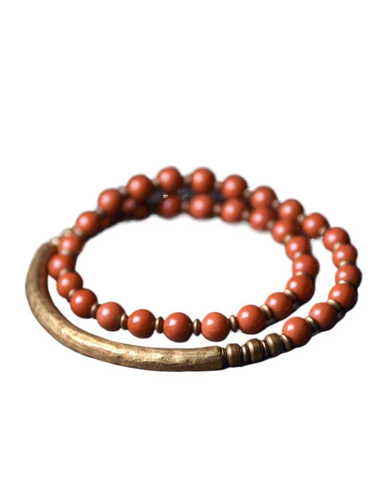 Tourmaline Beads Multi-layer Bracelet Couple Original Retro Ethnic Style Bracelet
