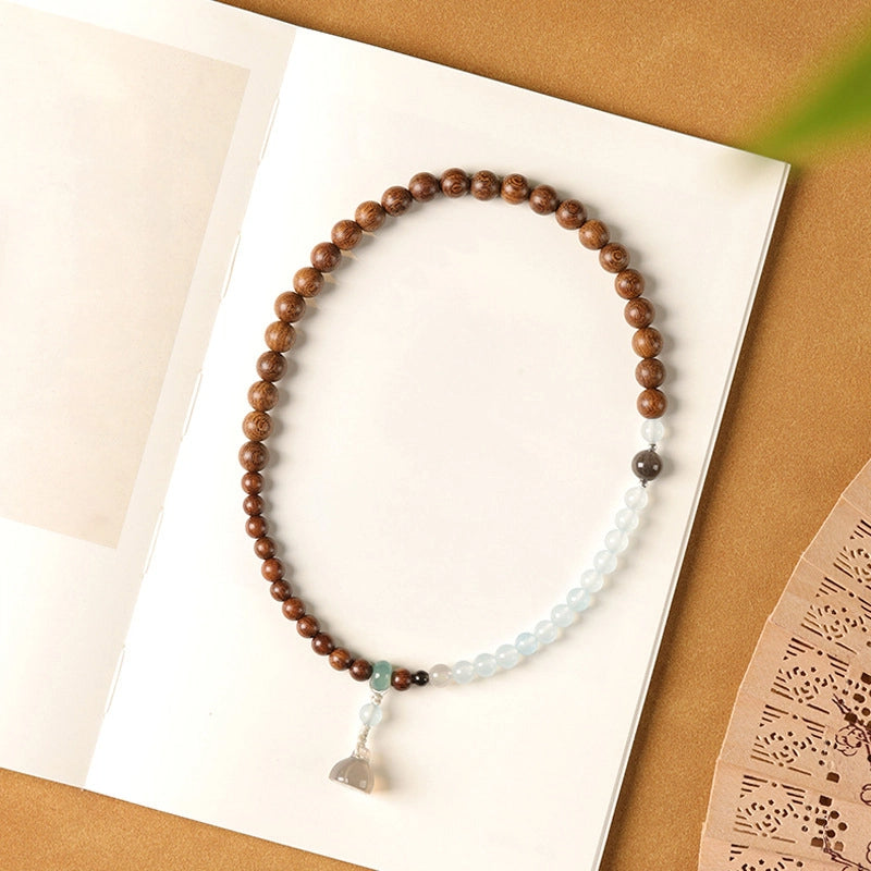 Original Blue Water Jadeit Doppelkreis Gebetsperlen ArmbandOriginal Blue Water Jadeit Doppelkreis Gebetsperlen Armband