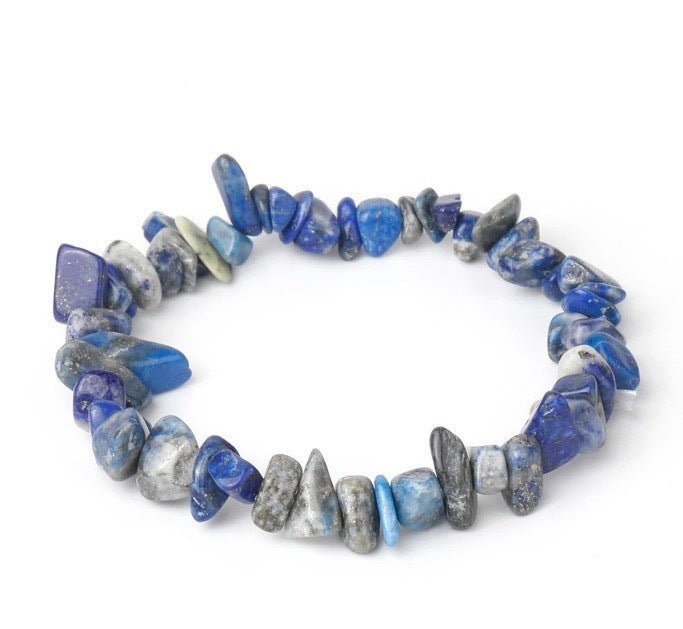 Explosions Natural Gravel Beaded Bracelet Hand-Woven Elastic Rope Bracelet Bohemian Style Bracelet