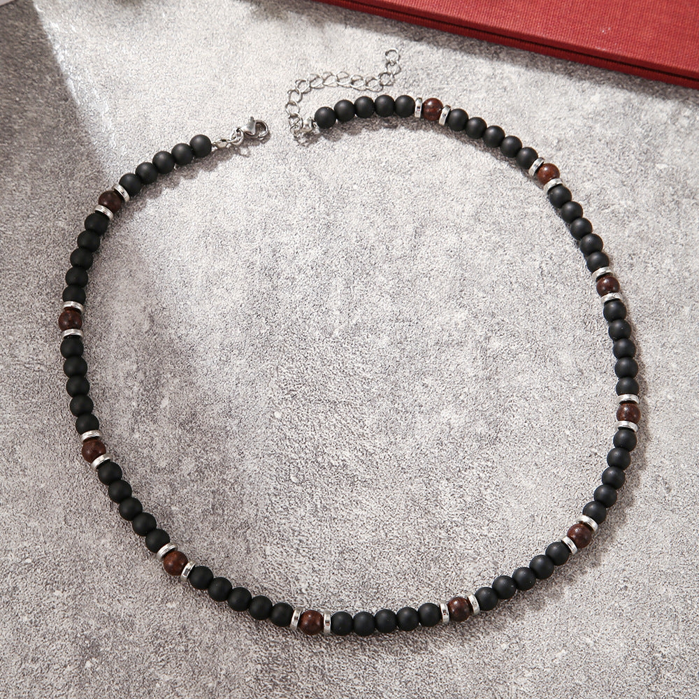 Men'S Turquoise Necklace Surfing Punk Necklace Unique Necklace