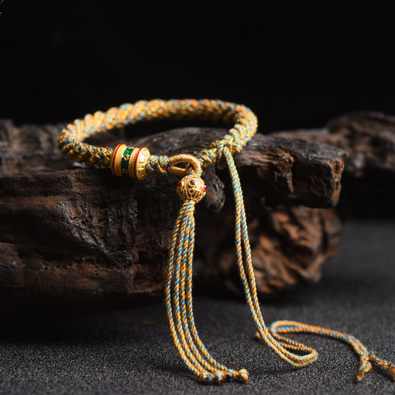 Hand-woven Bracelet Wearable Tangkazakilam Couple Colored Hand Rope