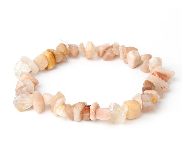 Explosions Natural Gravel Beaded Bracelet Hand-Woven Elastic Rope Bracelet Bohemian Style Bracelet