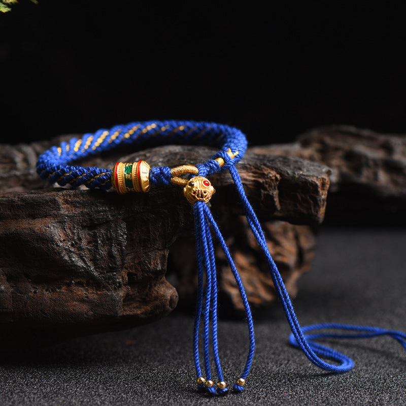 Handgewebtes Armband Tragbares Tangkazakilam Paar Farbiges Handseil
