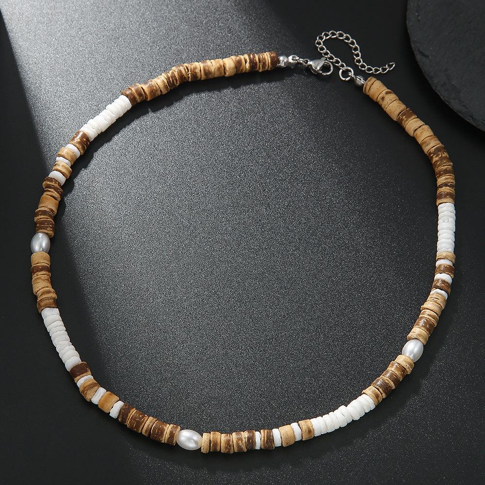 Men'S Turquoise Necklace Surfing Punk Necklace Unique Necklace