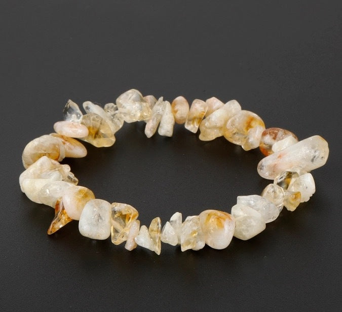 Explosions Natural Gravel Beaded Bracelet Hand-Woven Elastic Rope Bracelet Bohemian Style Bracelet