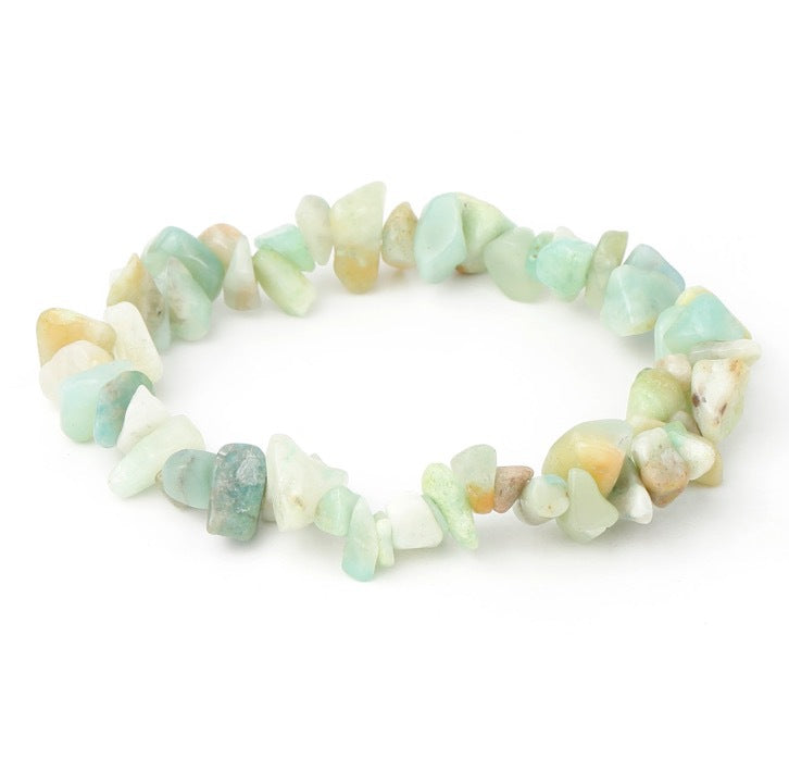 Explosions Natural Gravel Beaded Bracelet Hand-Woven Elastic Rope Bracelet Bohemian Style Bracelet