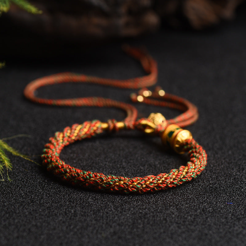 Hand-woven Bracelet Wearable Tangkazakilam Couple Colored Hand Rope
