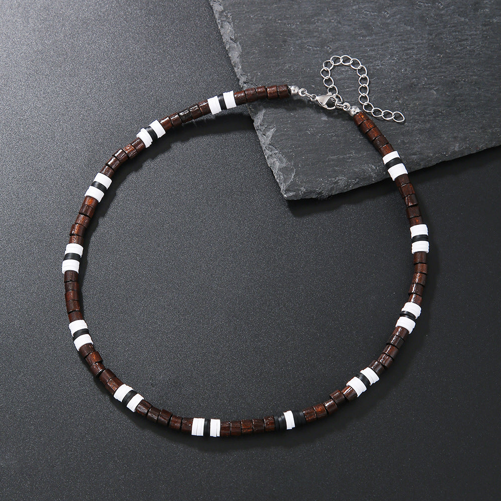Men'S Turquoise Necklace Surfing Punk Necklace Unique Necklace