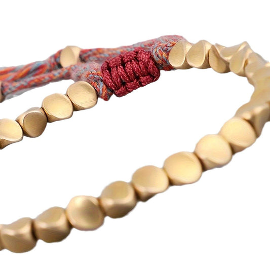 Hand-Woven Bracelet Special-Shaped Bracelet Creative Pull Tassel Hand Rope - Buddha Blessing You