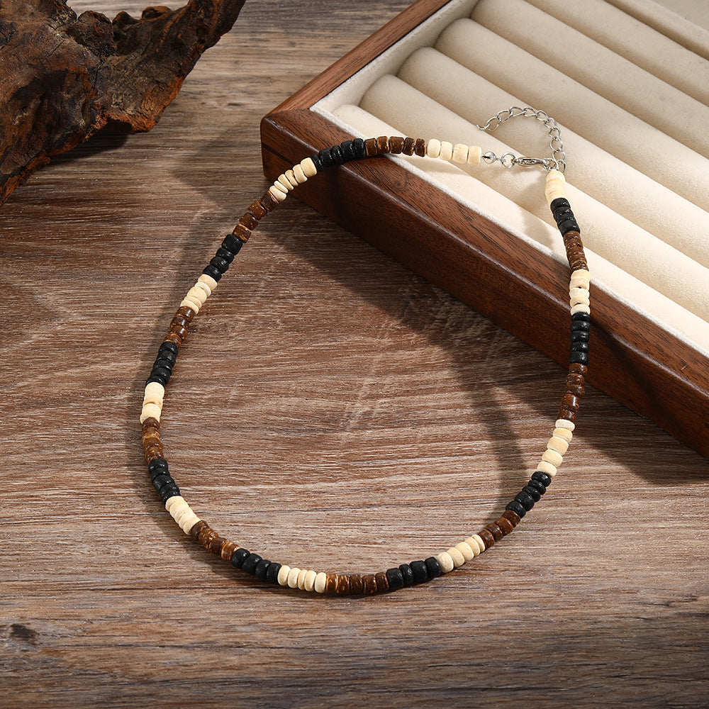 Men'S Turquoise Necklace Surfing Punk Necklace Unique Necklace