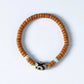 Mori style artistic simple elegant bracelet olive nut bamboo single circle Tibetan agate beads bracelet