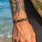 Schmuck Mode Vintage Schwarz Matt Armband Zirkon Krone Diamant Ball Würfel Löwenkopf Perlen Armband Anzug