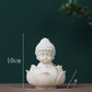 Ivory Bodhi Seed Buddha Lotus Carved Home Decor Craft Bead