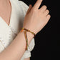 Golden Mythical Creature Lucky Charm Red Thread Woven Couple Bracelet - Buddha Blessing You