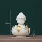 Ivory Bodhi Seed Buddha Lotus Carved Home Decor Craft Bead