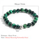 8mm Natural Stone Bracelet Hand-woven Bracelet Simple Fashion Bracelet Tiger Eye Stretch Bracelet