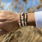 Schmuck Mode Vintage Schwarz Matt Armband Zirkon Krone Diamant Ball Würfel Löwenkopf Perlen Armband Anzug