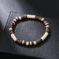 Mode Pendler Retro Stil Armband Schmuck Trendy männer Handgemachte Perlen Schwarz Gallenstein Türkis Armband