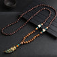 Nepal Handmade Jewelry Pendant Vintage Ethnic Style Wooden Bead Necklace Women's And Man's Accessories Decorative Pendant