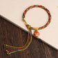Golden Mythical Creature Lucky Charm Red Thread Woven Couple Bracelet - Buddha Blessing You
