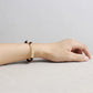 Tiger Stripe Sandalwood Beads With Hetian Jade And Yellow Chalcedony Vintage Bracelet