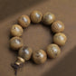 Old Material Wood Bracelet Buddha Beads Rosary 108 Retro Style Men And Women Bracelet Holding Gifts