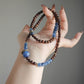 Kyanite Sandalwood Bracelet Blue Crystal Bracelet Niche Design Advanced Sense