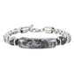 Bridge Turquoise Bracelet Vintage Stainless Steel Chain Stitching Turquoise Titanium Steel Men'S Bracelet