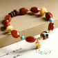 Original South Red Agate Beaded Bracelet With Lapis Lazuli Jasper And Incense Wood