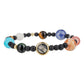 Paar Armband Stern Milchstraße Armband Vulkanstein Lapis Lapis Acht Galaxie Armband Schmuck