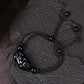 Natural Black Obsidian Pixiu Necklace And Bracelet Set Handwoven