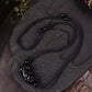 Natural Black Obsidian Pixiu Necklace And Bracelet Set Handwoven