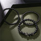 Jewelry Fashion Vintage Black Frosted Bracelet Zircon Crown Diamond Ball Dice Lion Head Beads Bracelet Suit
