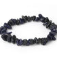 Handgewebtes elastisches Armband im Bohemian-Stil mit Natursteinperlen