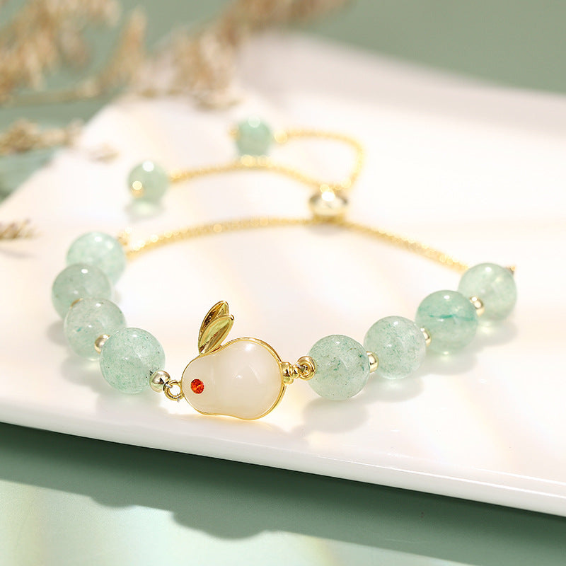 Elegant Jade Rabbit Bracelet For Year Of The Rabbit Festival Jewelry Bracelet - Buddha Blessing You