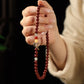 Ghost Crystal Chinese Style Ancient Incense Double Circle Bracelet