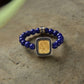 New Retro Ethnic Style Ring Crane Blue White Elegant Fashion Lucky Niche Design Ring Jewelry