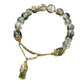 Brave Artificial Green Ghost Bracelet Mori Crystal Retro Bracelet Style All-match Original Design - Buddha Blessing You