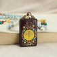 Tibetan Thangka Pendant Necklace Women'S Long Round Beads National Style Crossbody Chain Versatile Retro Ethnic Style Accessories