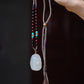 Gold Star Small Leaf Rosewood Buddha Beads Hanging Pendant New DIY Men'S And Women'S Sweater Necklace Ins Assembly Jewelry