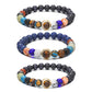 Couple Bracelet Star Milky Way Bracelet Volcanic Stone Lapis Lapis Eight Galaxy Bracelet Jewelry