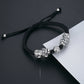 Original s999 Sterling Silver Lucky Nafu Pi Xiu Hand Rope Men's Chinese Retro Style All-match DIY Handmade Woven Jewelry
