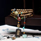 A line of butter and incense wood multi-circle bracelets Wen play Shoutai age tag Chinese necklace a line of beads bracelets wholesale