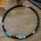 Men'S Turquoise Necklace Surfing Punk Necklace Unique Necklace